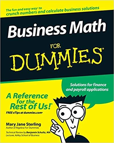 , Business Math For Dummies (For Dummies Series)