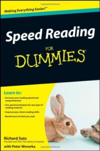 Speed Reading For Dummies by Richard Sutz pdf